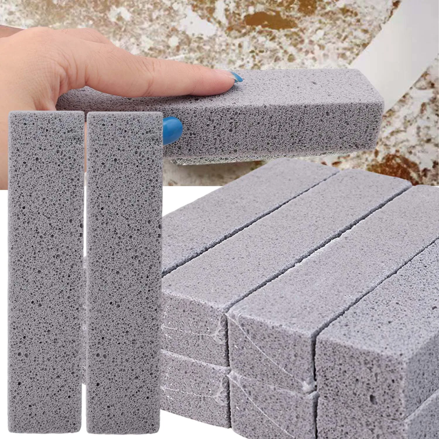 Pumice Stone Toilet Bowl Cleaning Blocks Kitchen Oven Sink Stain Removal Pumice Stone Bathtubs Swimming Pool Scouring Stick