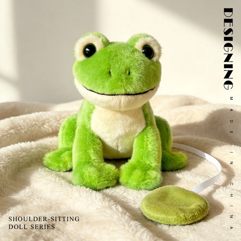New Styles Magnetic Shoulder Sloth Frog Parrot Owl Plush Toys Lovely Squirrel Mouse Lemur Sea Eagle Plushie Doll Funny Gift view 2