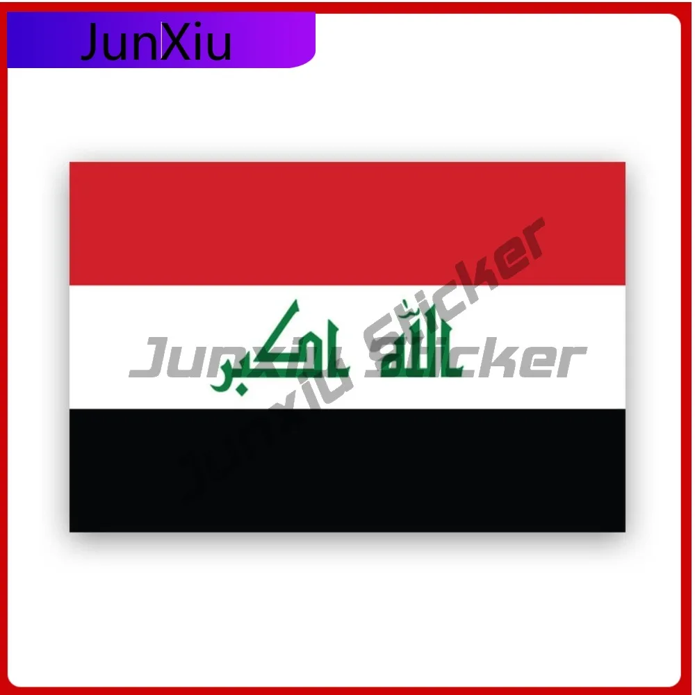 

Iraqi Flag Stickerwaterproof Outdoor Decalsiraq Irq Cute Bumper Waterproof Vinyl Decal For Mobile Phones Unique High Quality