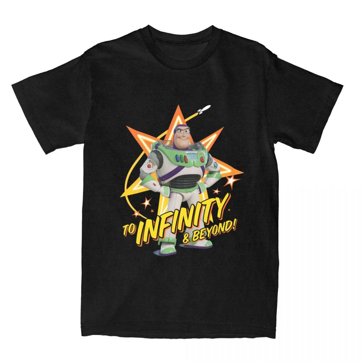 Men Women Toy Story 4 Buzz To Infinity And Beyond Stars Shirts Merchandise Leisure Cotton T Shirt Tee Clothes Birthday Gift