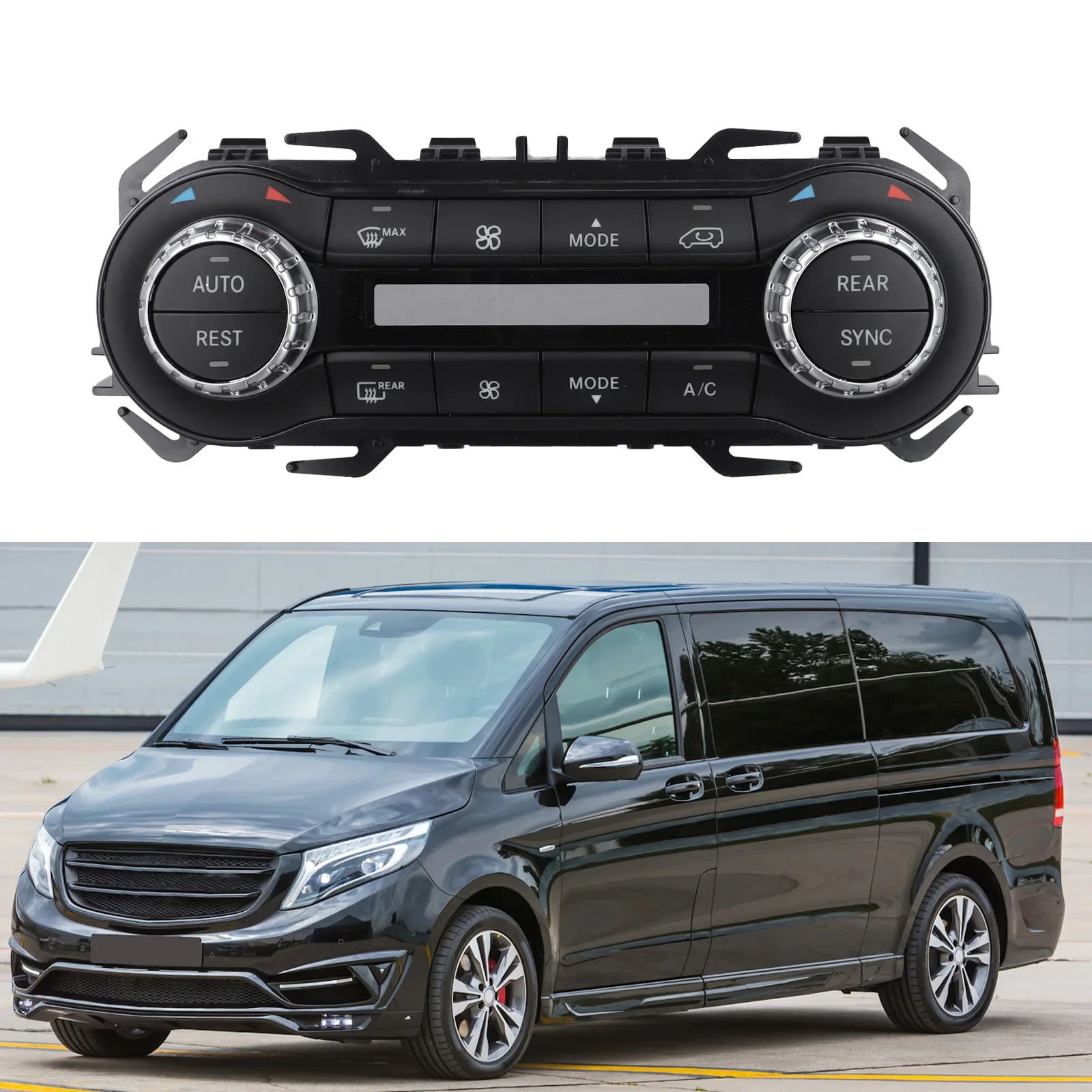 

Панель управления климат-контролем для Mercedes Vito, Metris W447 W448 V260 2016-2023 A4779004518 A4779019103