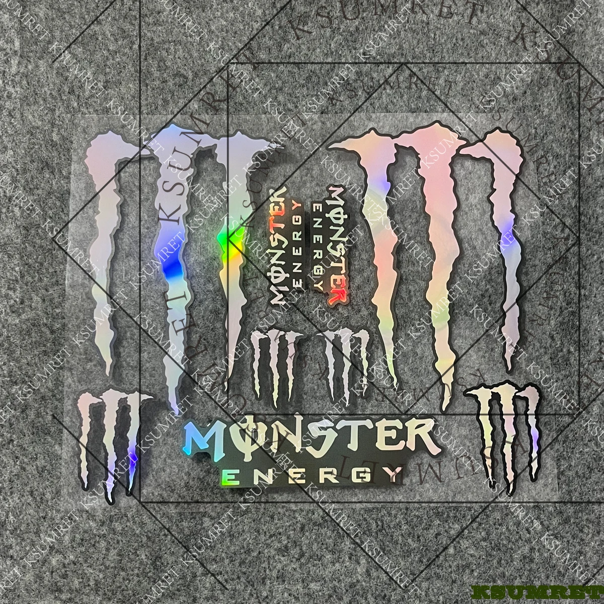 ملصق ليزر مونستر للطاقة للدراجات النارية لهوندا ياماها Ktm كاواساكي سوزوكي