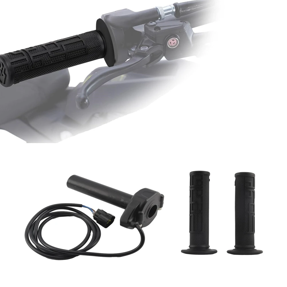 

A77Q-Throttle Tube Assembly With Rubber Handlebar Grips For Sur Ron Light Bee X/S Electric Dirt Bike Part