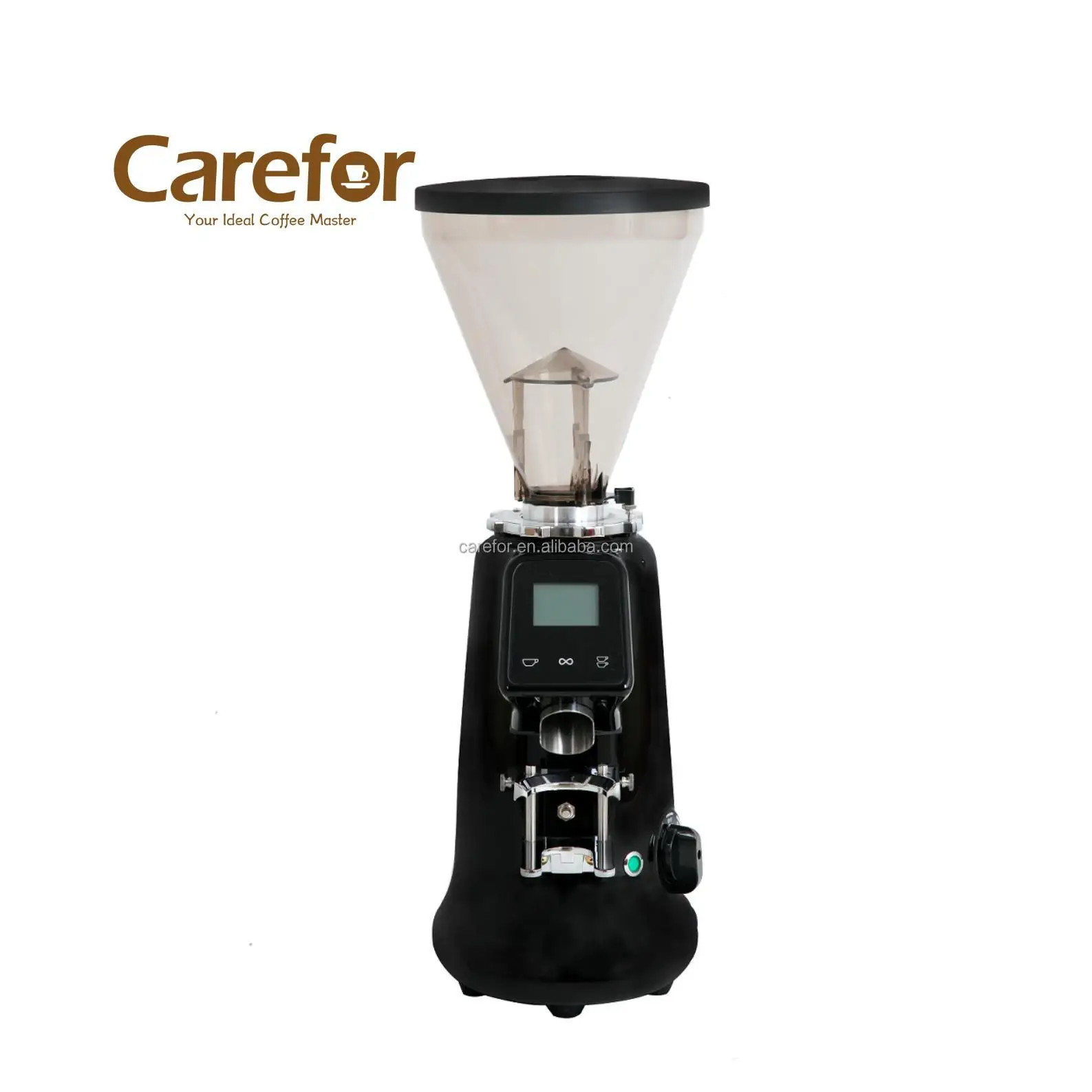 Industrial Espresso Coffee Bean Electric Professional Automatic Flat Burr Commercial Coffee Grinder for Business