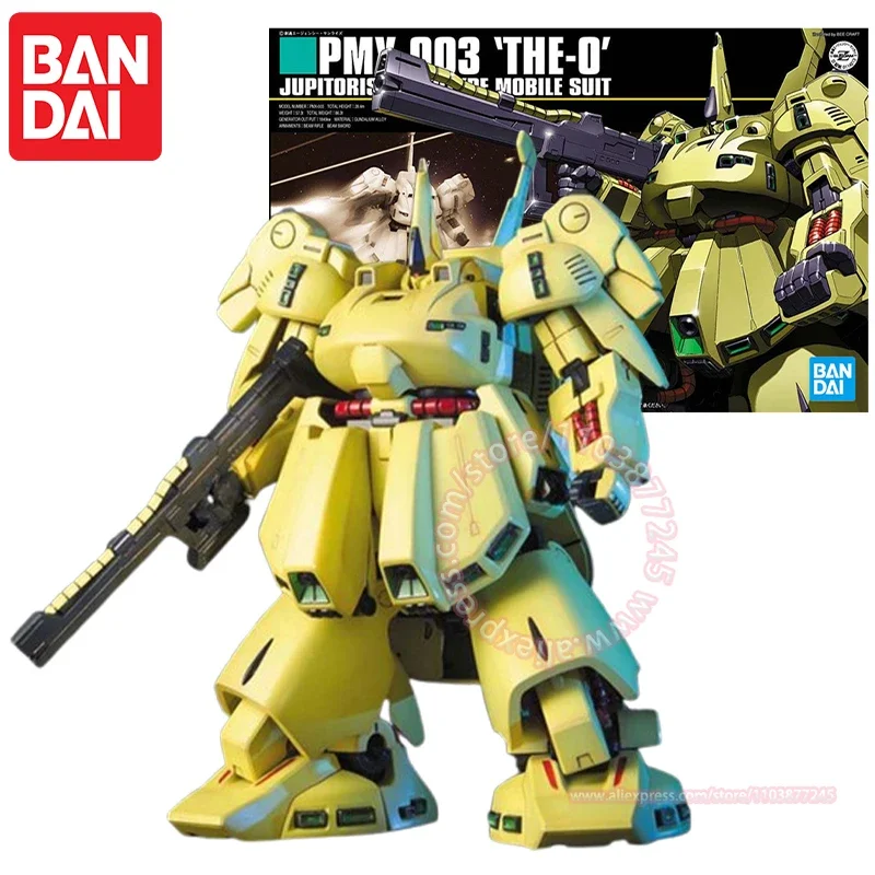 BANDAI HG HGUC 1/144 PMX-003 THE-O Action Figures Joints Movable Assembly Model Animation Peripheral Children's Birthday Gift