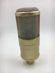 759 DIY microphone body case shell for studio audio part black and silver color golden and silver
