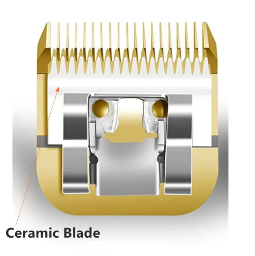 7FC/5FC/4FC/#10/#15/#30/#40 Pet Dog Clipper Detachable Ceramic Pro Blades Set Compatible with Andis, Oster A5, Wahl KM10 Seri - view 4