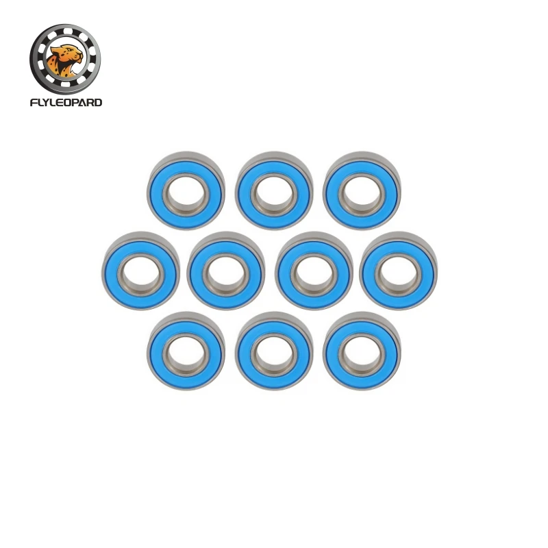 16Pcs RC Car Blue Rubber Sealed Ball Bearings Kit for Tamiya TT02 TT-02 TT02D TT-02D 1/10 RC Car Upgrades Parts Accessories