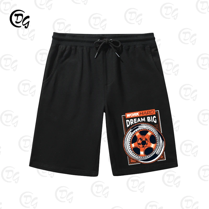 

Piston Turbo Shorts, Men's Sporty Casual Pants, Racing Modification Enthusiast Club, Straight Loose Summer Style