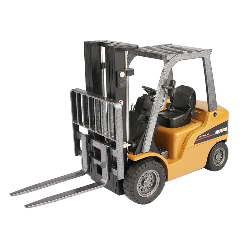 1/50 Scale Diecast Forklift Truck Toys, High Detail Metal Construction Vehicles Model Toy Birthday Gift for Kids