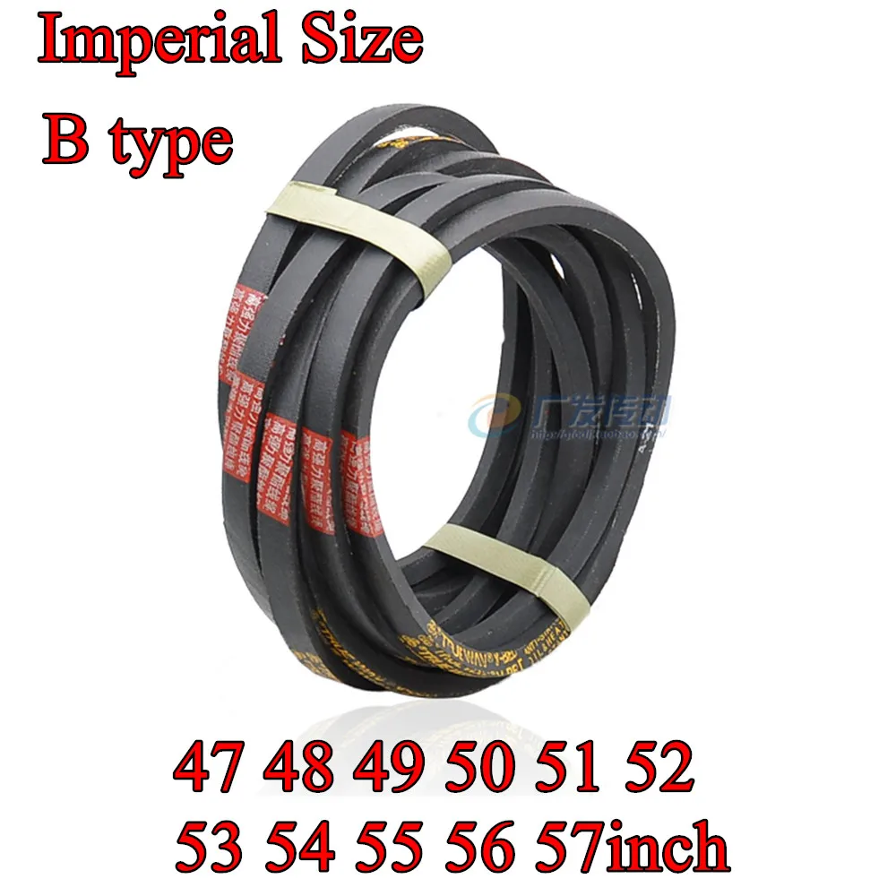 B47 48 49 50 51 52 53 54 55 56 57Inch B Type V-belt Triangle Belt Industrial Agricultural Equipment Transmission Belt