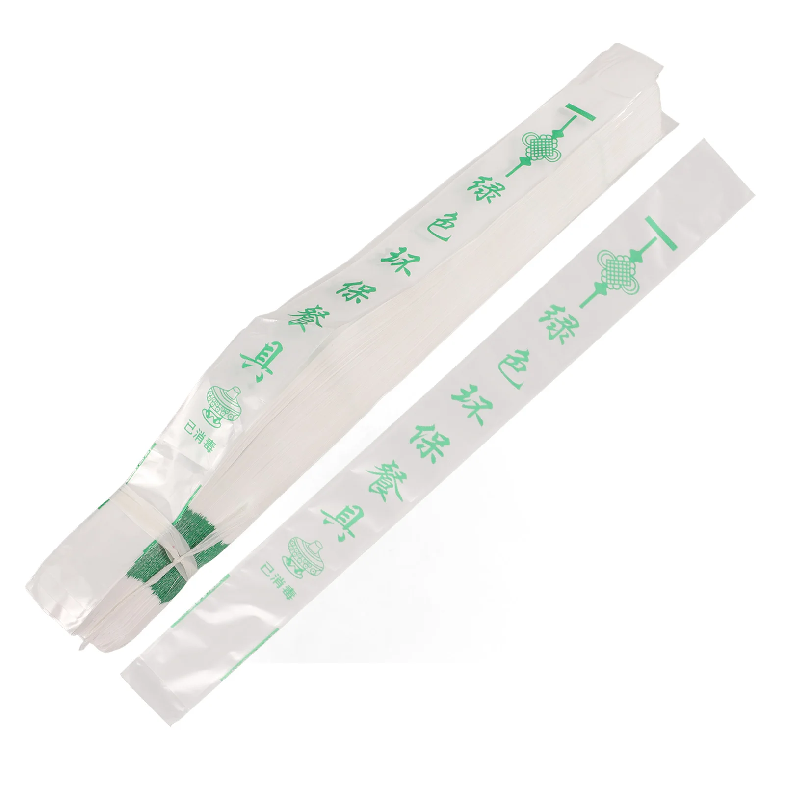 

1000pcs Disposable Chopsticks Sleeves Plastic Packaging Bags Takeout Supplies Tableware Foldable Lightweight