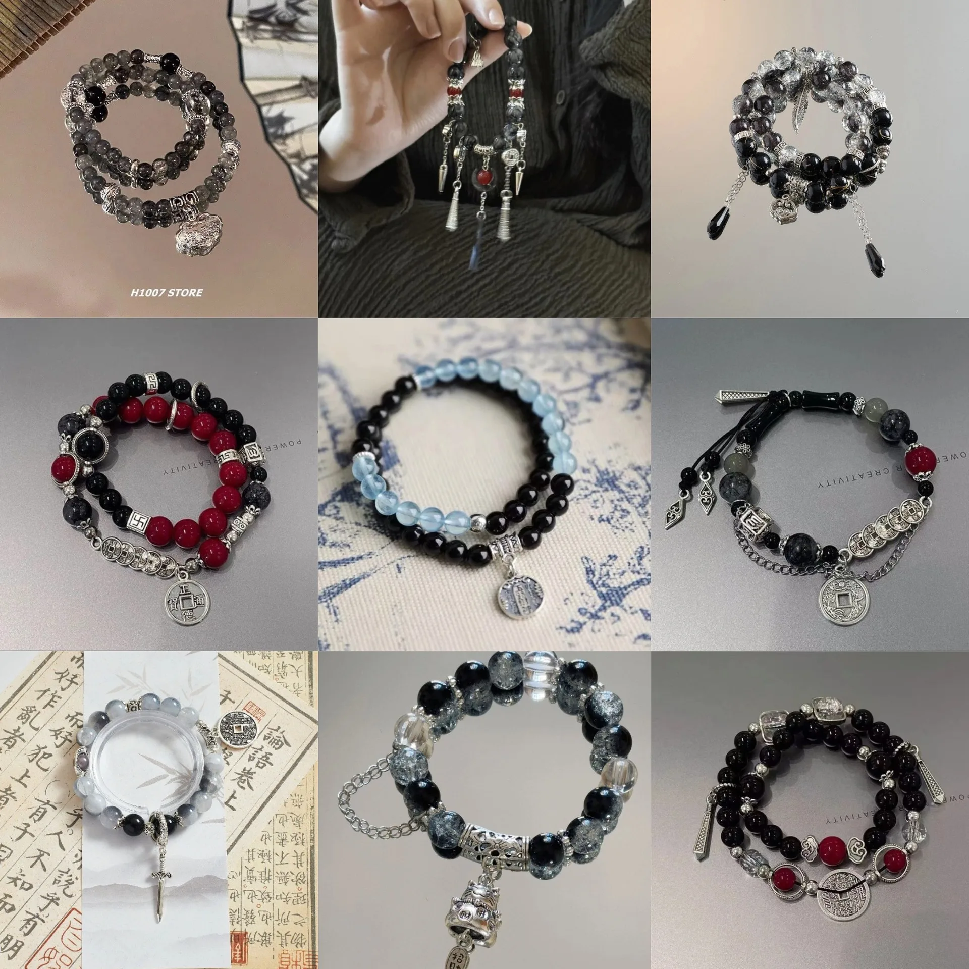 

Распроданный изысканный стеклянный браслет, бутик-браслет, подарок, выставка на ночном рынке