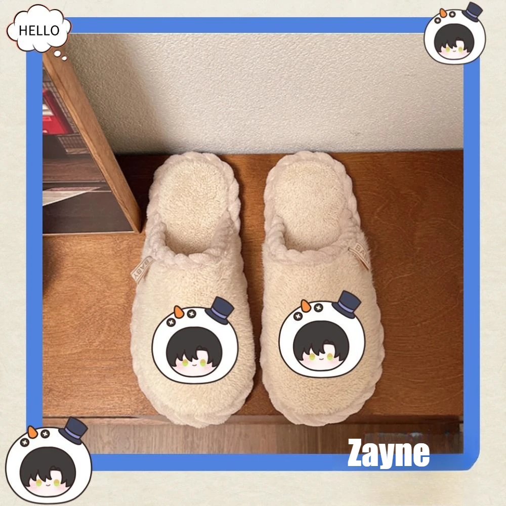Presale Love and Deepspace Fan Made Plush Cotton Slippers Rafayel Sylus Zayne Xavier Anime Indoor Home Slippers Warm Comfortable