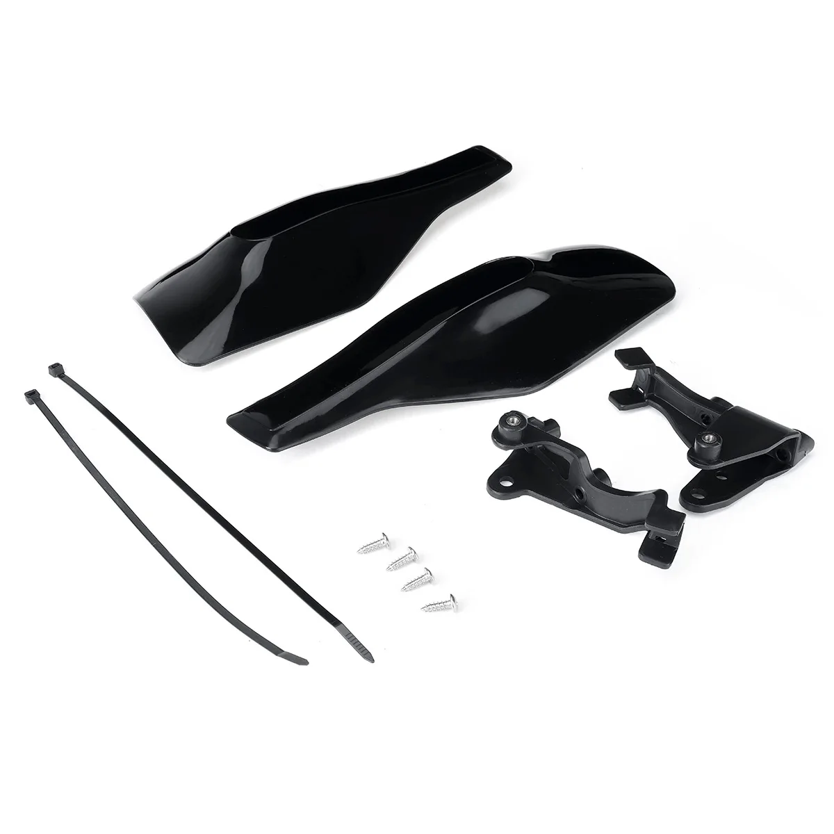 黒のモトクロスハンドガード,husqvarna用,tx fc fe te tc fx 125 250 300 350 450 501 501s