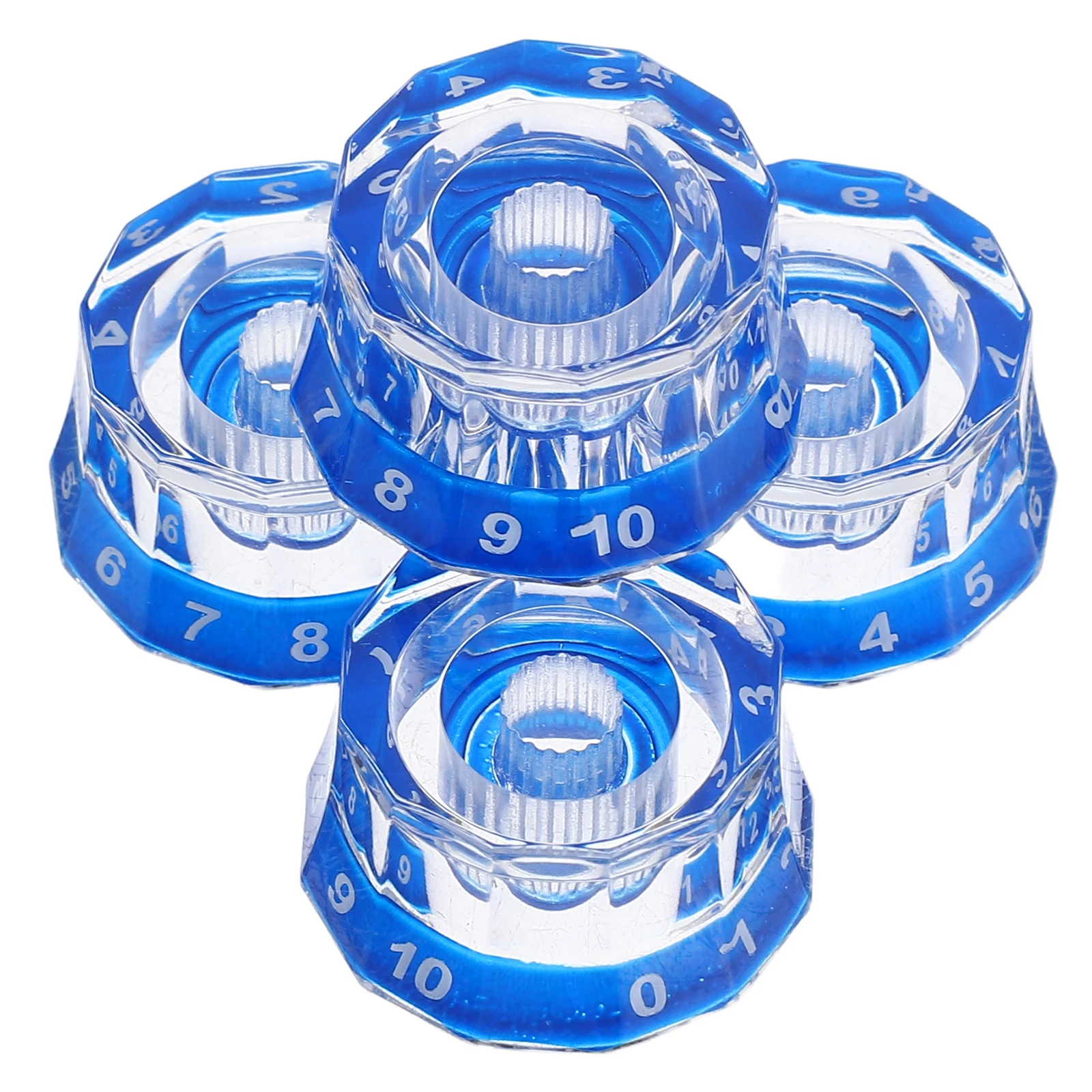 

4pcs Electric Guitar Volume Knobs Precision Control Tone Adjustment For Series Bass Replacement Parts Durable Smooth