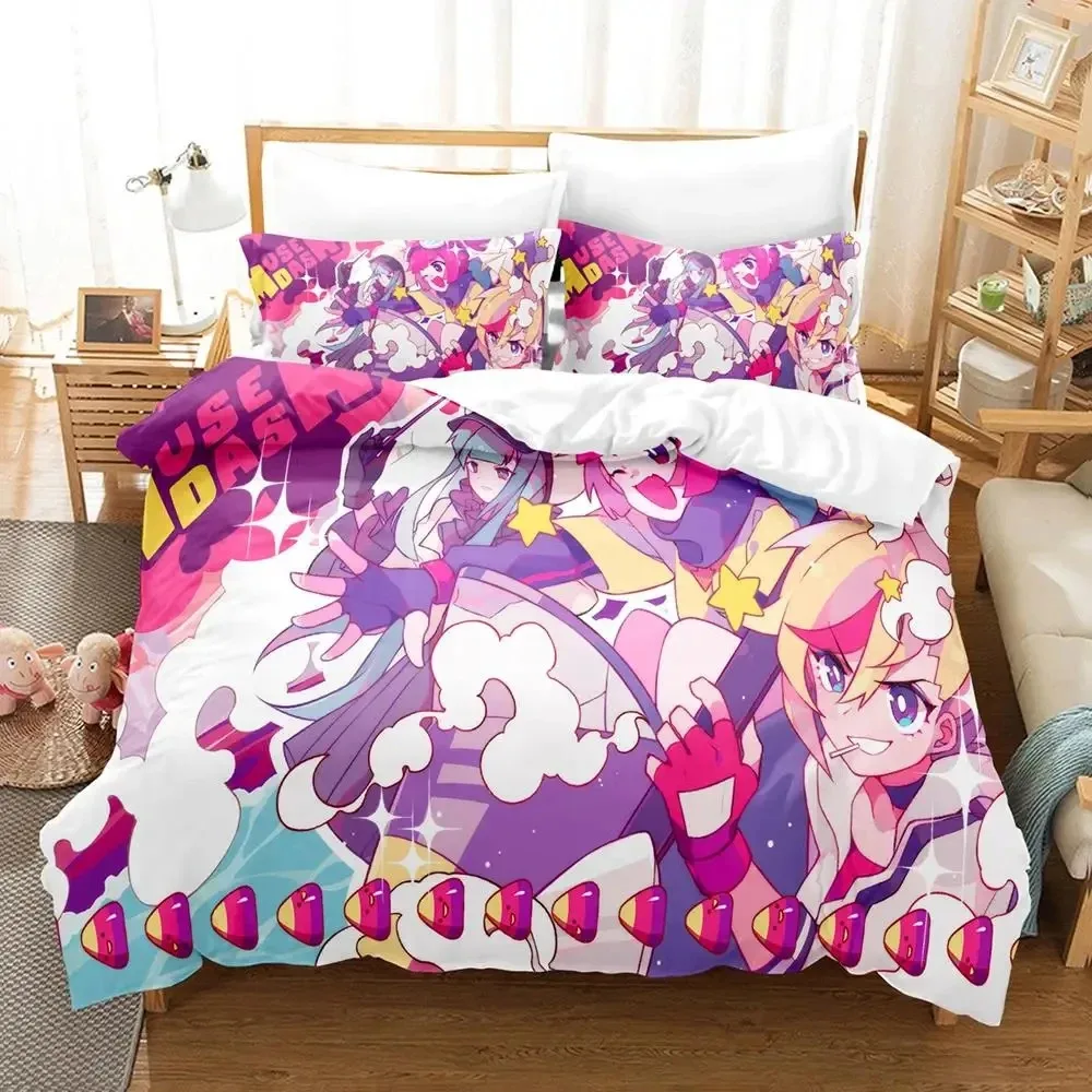 

Anime Muse Dash Game Comfortable Duvet Quilt Cover Pillowcase Bedding Set Children Bedroom Decoration Home Textile