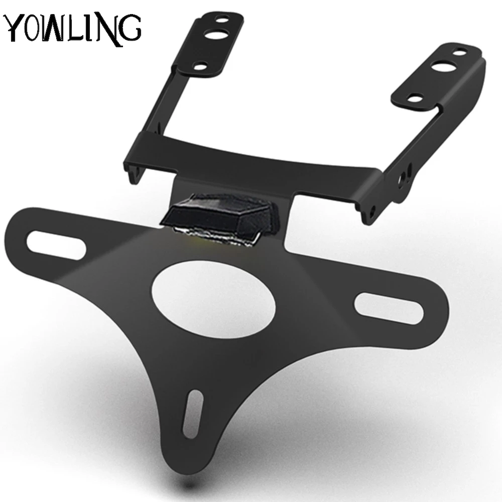 

For Husqvarna SvartPilen 401 250 200 125 VitPilen 401 License Plate Holder Bracket with Light Rear Tail Tidy Fender Eliminator