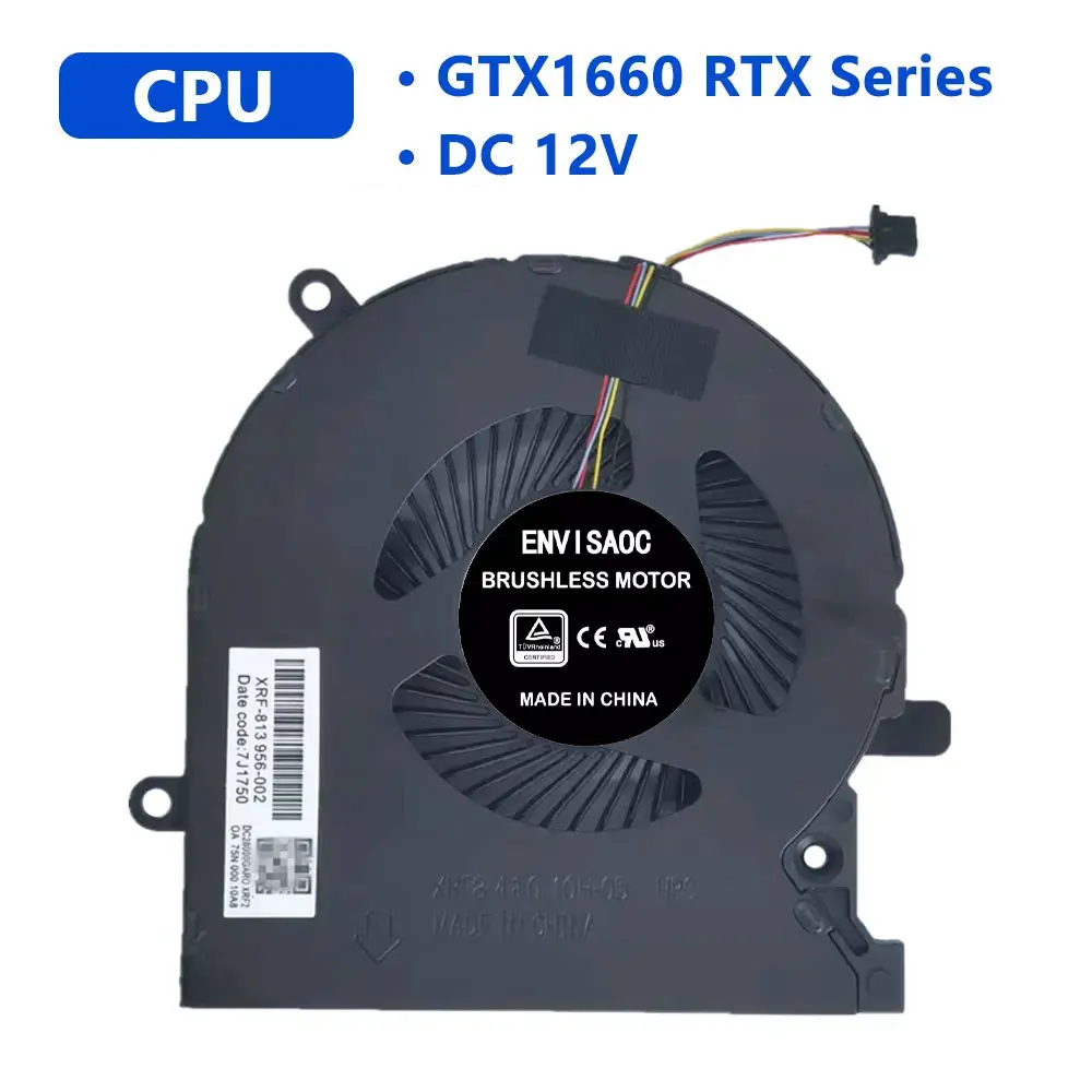 OEM 5V/12V For HP Omen 6 Pro 15-EK 15-EN TPN-Q236 TPN-Q238 Laptop CPU GPU Cooling Fan Heatsink Fans Cooler M04216-001 M04215-001