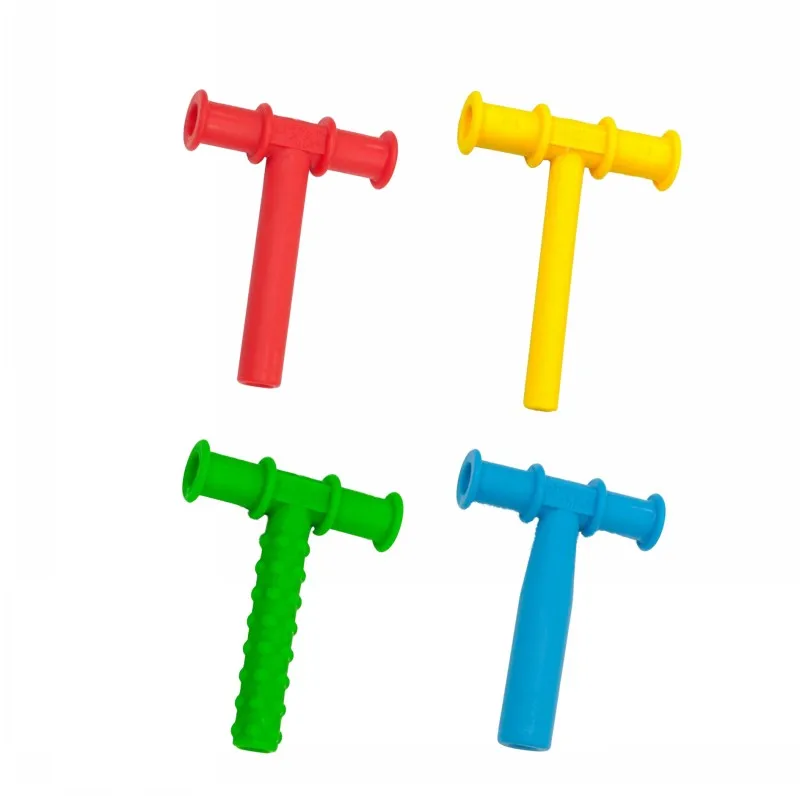 T-shaped teething stick, Down's autistic speech and mouth muscle training tool, children's jaw strength rehabilitation