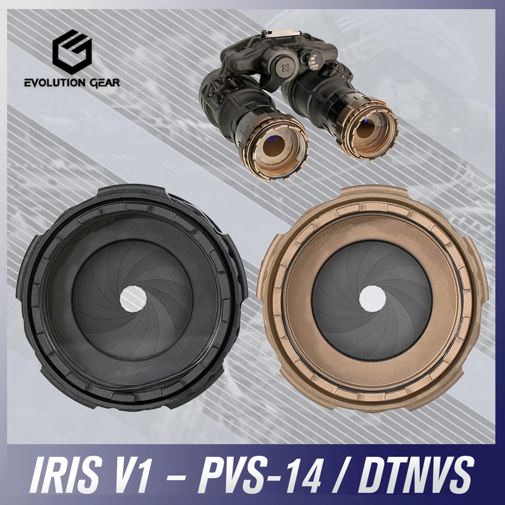 

IRIS V1 PVS-14 / DTNVS Focus Device Adjustable Iris with Lens Protector Cap Objective Cover