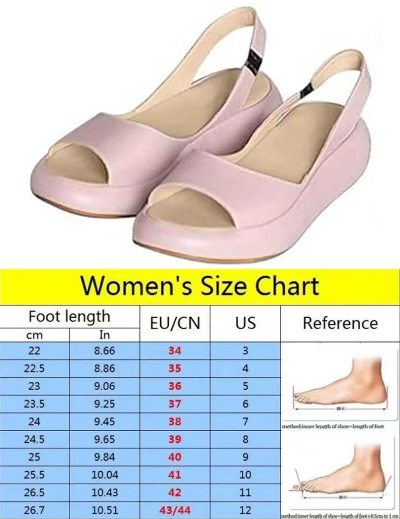 Женские босоножки на танкетке, сандалии с открытым носком, сандалии без шнуровки с эластичным ремешком сзади, удобные повседневные прогулочные сандалии для всех форм ног