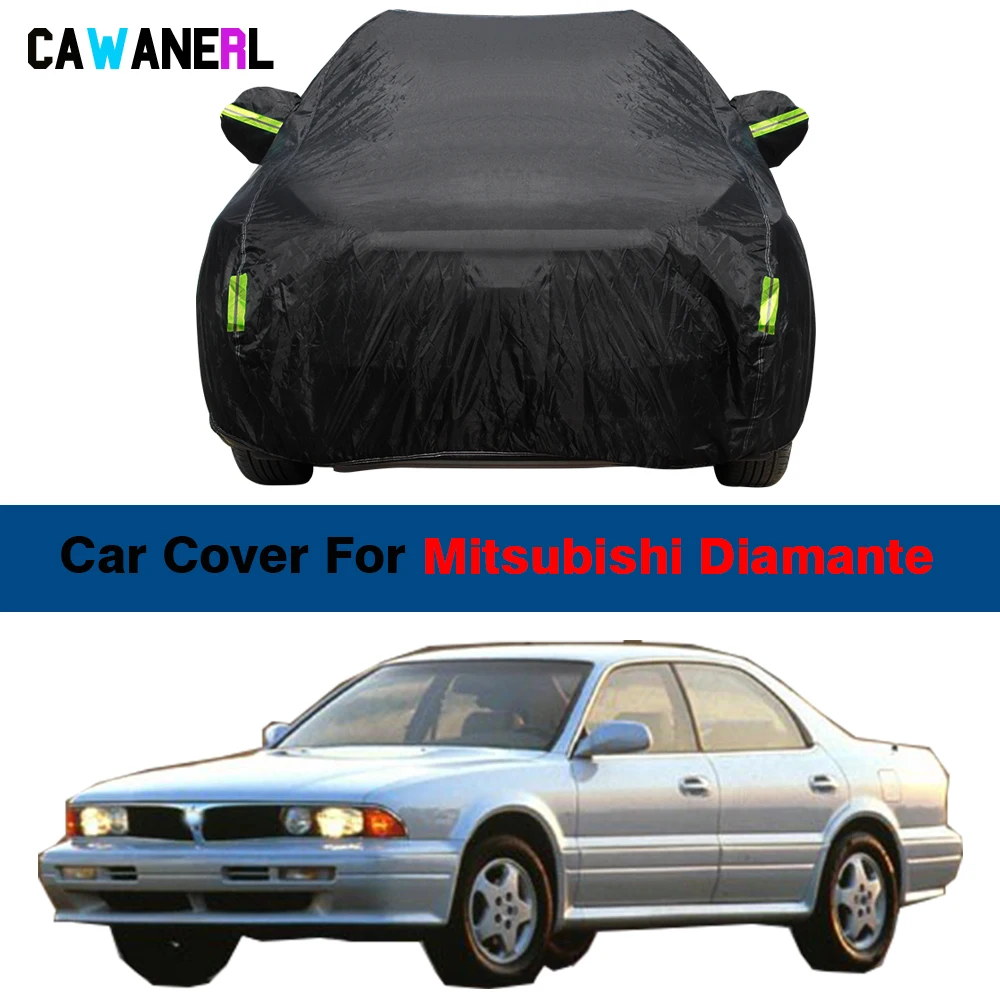 Full Car Cover Waterproof Summer Sun Shade Anti-UV Winter Rain Snow Dust Protection Auto Cover For Mitsubishi Diamante