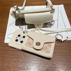 Leather Coin Purse Wallet Card Case For Xiaomi Poco F3 F5 M2 M3 M4 M5 X2 X3 X4 X5 NFC GT Black Shark 3 4 Pro Cover With Strap