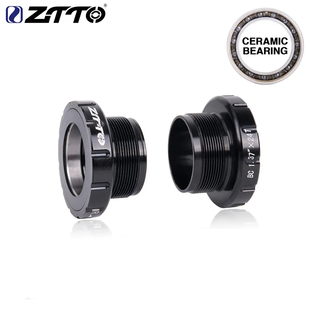 

ZTTO Bike BSA30 Ceramic Bicycle Bottom Bracket Threaded Lock 30mm BB For 68/73mm φ34.798mm Frame Shell MTB Bike Cranket Parts