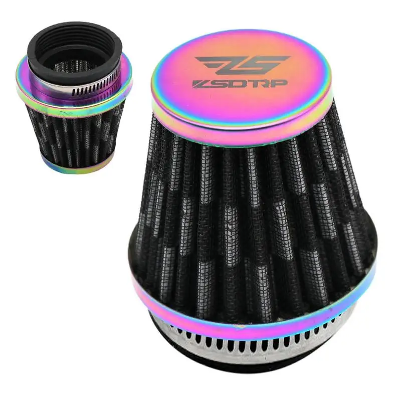 Air Filter For Motorcycle Air Intake Filter Cleaner Carburetor Air Filters 35 38 42 45 50 55 58mm Alloy Filter For Scooter Atv