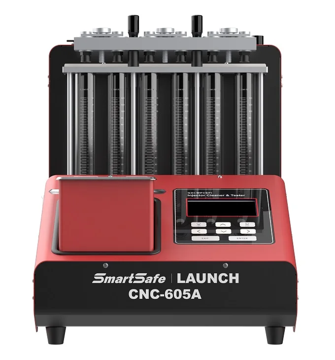 Smartsafe Launch GDI Injector Cleaner Machine CNC605A IsmartINC 605 Large Size Fuel Injector Tester 110V/220