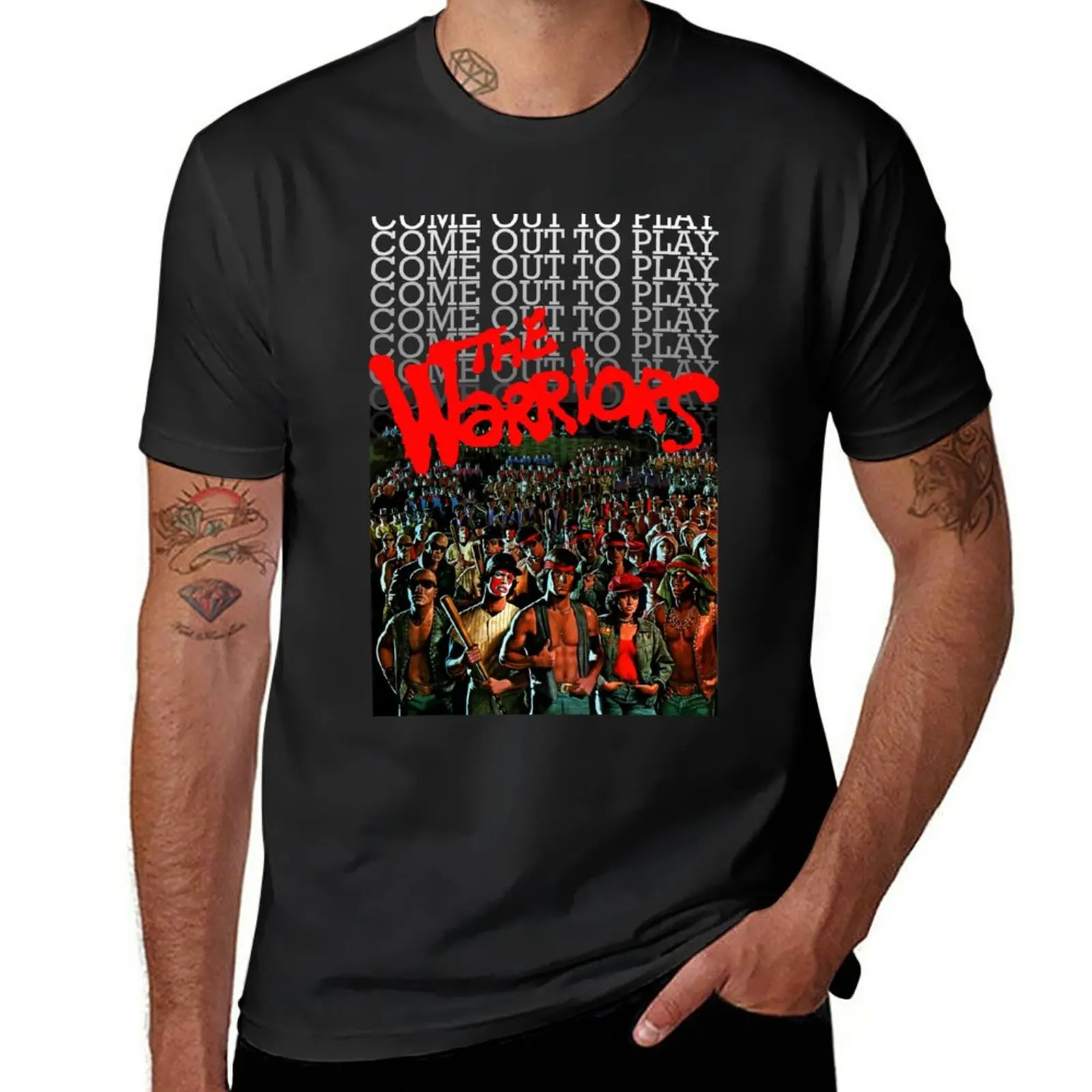 New Come Out To Play - The Warriors T-Shirt plus size tops Short t-shirt Short sleeve tee black t shirt men clothing