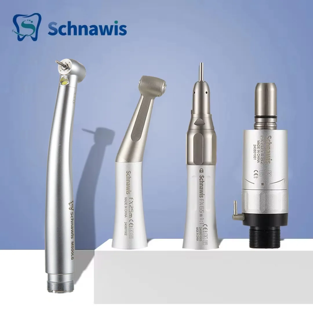 Dental 1:1 Contra Angle Low Speed Direct Drive Handpiece FX Set 500LG Turbine Handpiece Pana-Max2 Turbine Handpiece