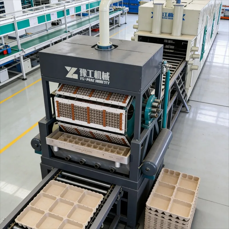 Customized Waste Paper To Egg Tray Machine Recycle A4 Paper Into Pulp Fruit Tray