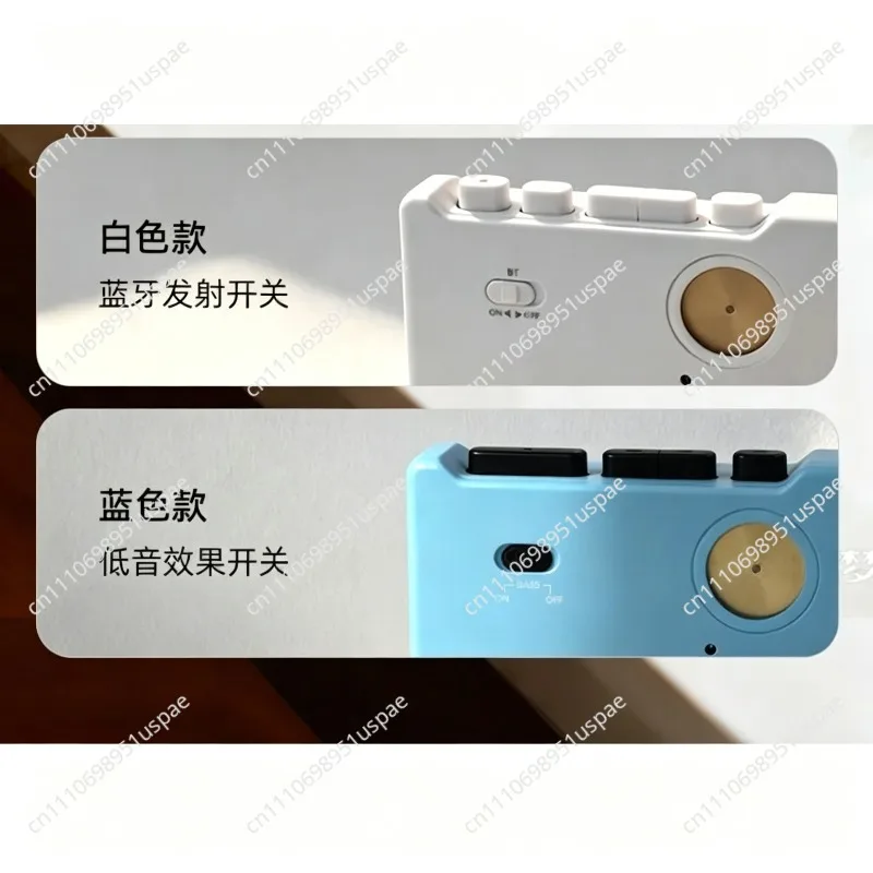 New magnetic tape machine visualization copper flywheel bass effect outdoor portable cassette cassette machine