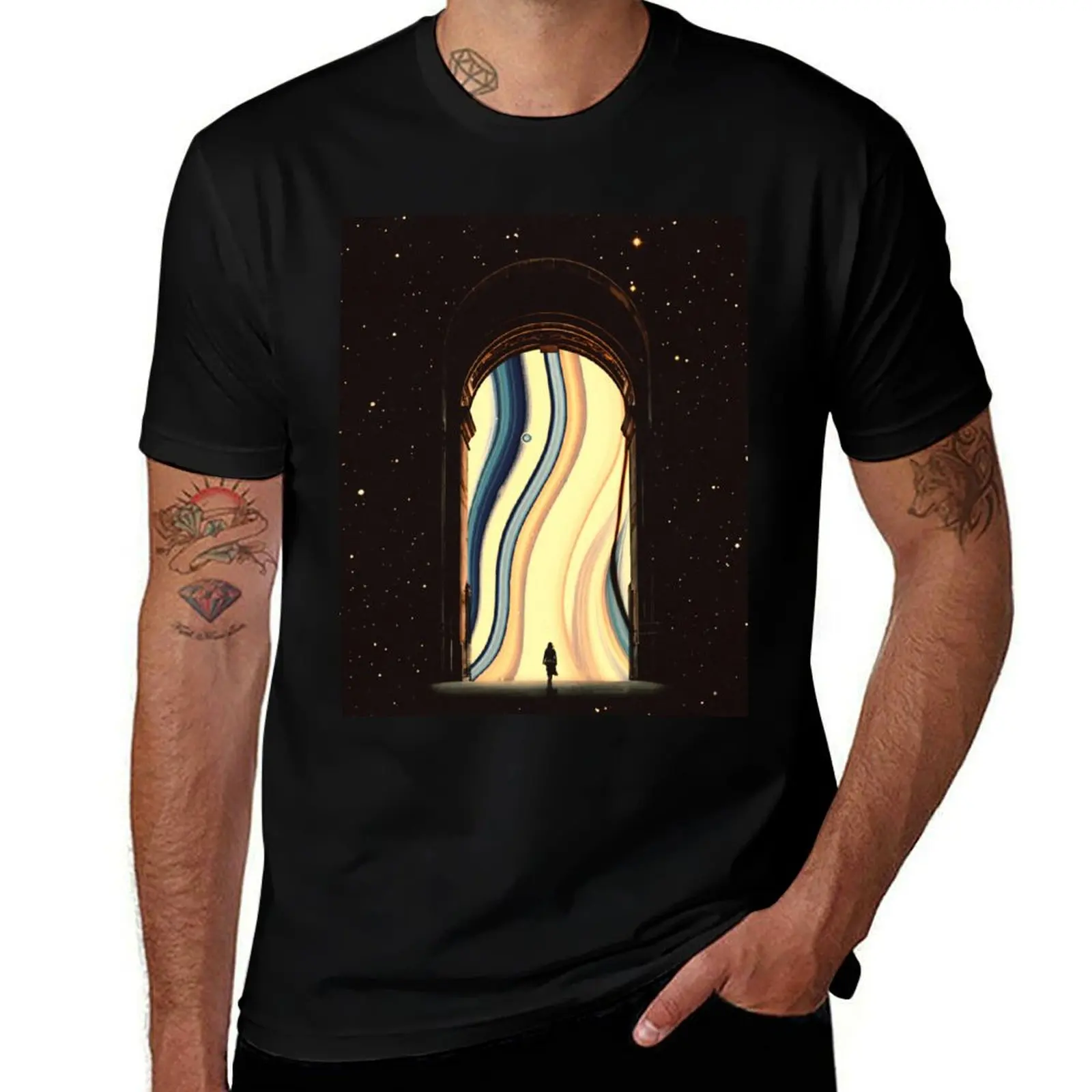 

Portal To Another Dimension T-Shirt t shirt for man 100 percent cotton man t shirt cotton t shirts with prints T-Shirt