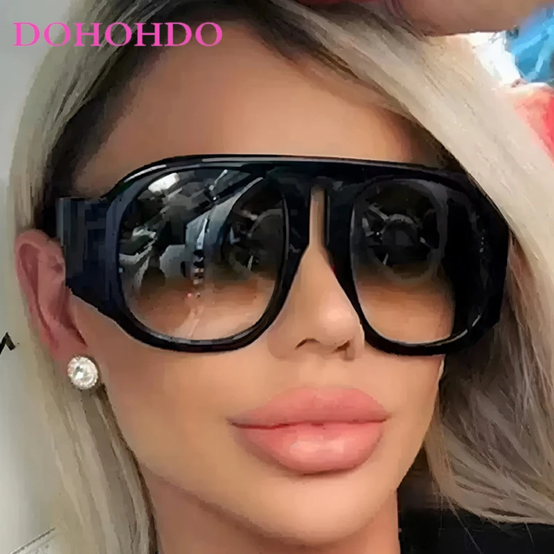 

Oversized Y2K Oval Punk Women Sunglasses Luxury Brand Design Vintage Big Frame Sunglass Men Outdoor Driving Shades Unisex UV400