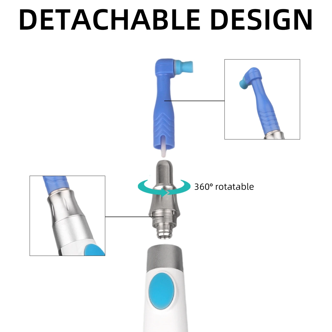 

2-in-1 Dental Electric Wireless IPR System Orthodontic & Polishing Motor For Teeth Polisher Enamel Reduction Dentistry Tools