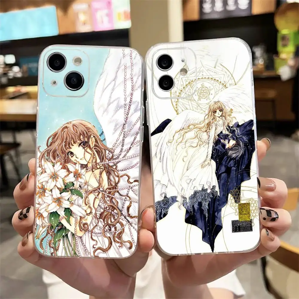 Funda de Teléfono Anime X1999 Kotori Monou para iPhone 17, 16, 15, 14, 13, 12, 11 Plus, Pro Max, Cubierta Transparente Suave