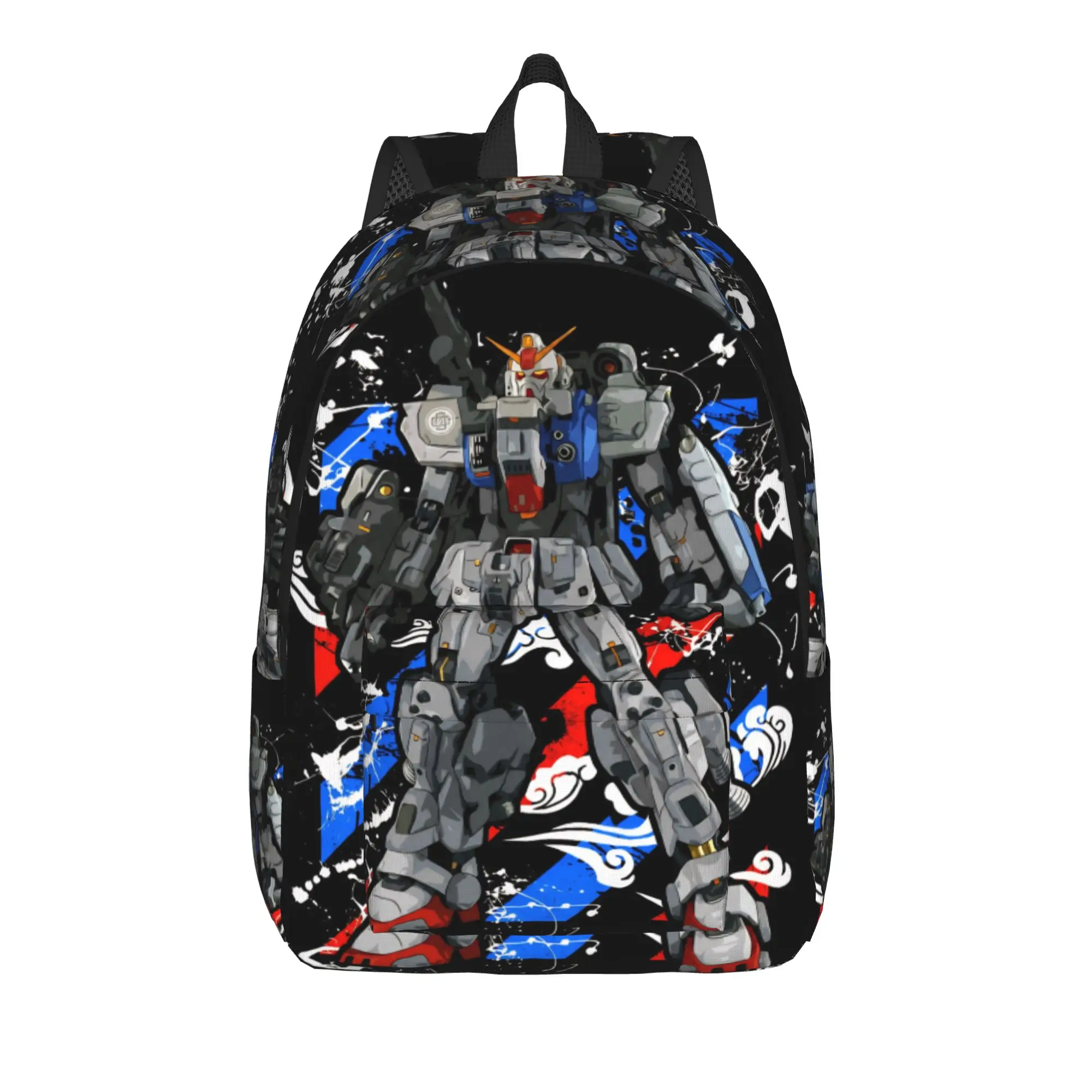 mobile suit gundams Backpack for Men Women Fashion High School Work Daypack  Laptop Shoulder Bag Gift