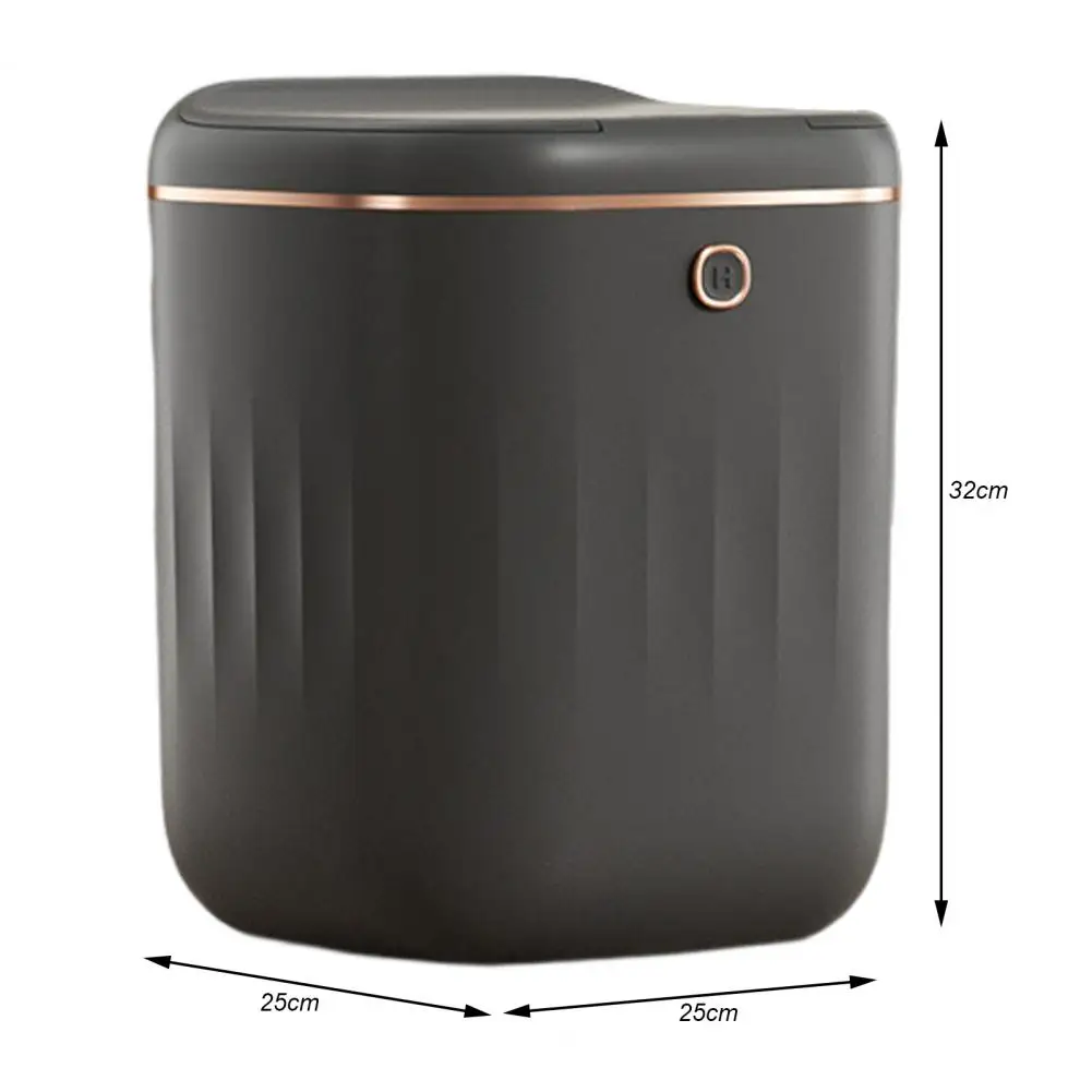 20L Smart Automatic Trash Can With Lid Waterproof Kitchen Bathroom Dorm Silent Odor- Free High Sensitivity Garbage Bin 스마트 쓰레기통