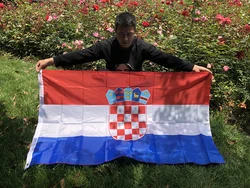 SKY FLAG Croatian National Flag 90X150CM high quality polyester hanging hr hrv Hrvatska croatia Flag indoor outdoor decoration
