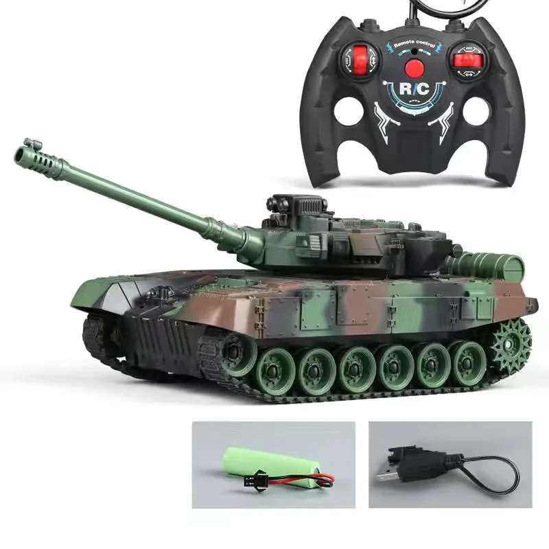 Zbiornik RC wojna wojskowa bitwa stany zjednoczone M1 Leopard 2 pilot elektroniczny samochód zabawkowy Model taktyczny prezenty dla chłopców dzieci