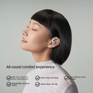 سماعات أذن Shokz OpenFit T910 Sport Bluetooth مع صوت اتجاهي ، تقليل الضوضاء ، مكالمة ذكاء اصطناعي أفضل 12 سماعة رأس مبيعات مباشرة من المصنع - No3