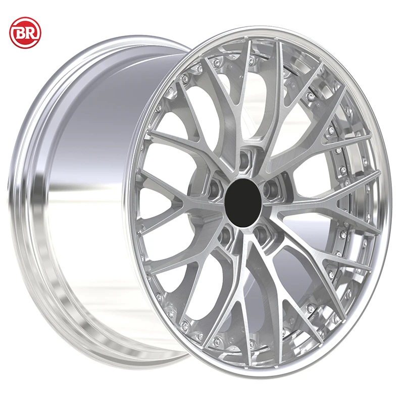 Custom 19-26 Inch 2-Piece Alloy Wheels 5x114.3 5x130 5x120 for Mercedes for Bentley for Tesla for Audi for BMW Car Rims