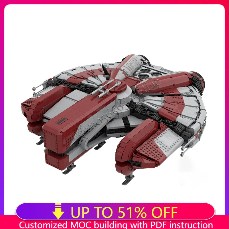 

Новый 6238 шт. Moc Space Series, большой космический корабль, звездная боевая модель, строительные кирпичи, креативная сборка, развивающие игрушки, подарки для детей