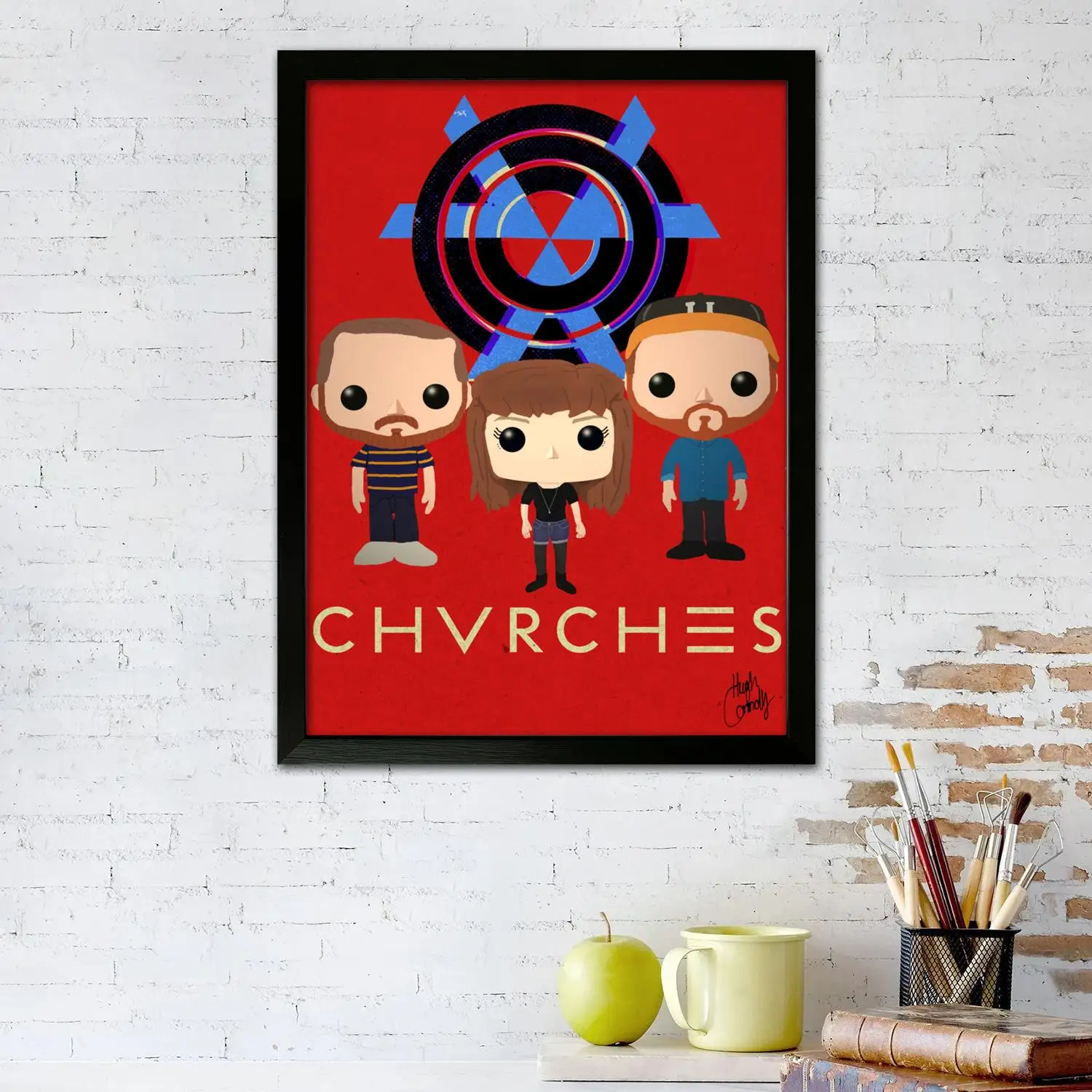 Chvrches Canvas Art Poster, Wall Art Picture Print, Modern Family Bedroom Decor Posters,Decorative painting