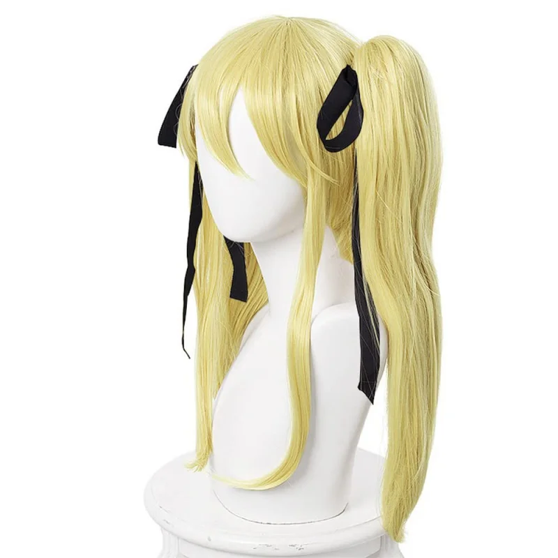 شعر مستعار أنيمي مجنون القمار الهاوية ساوتومي مااري مع شعر مستعار تأثيري الشريط الأسود