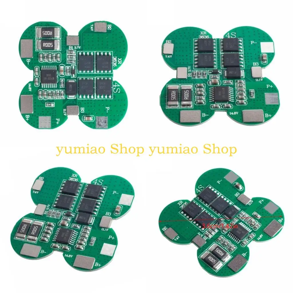 587B 4S 14.8V Liion Lithiums 18650 Battery Protections Board Module Overcharge Over Discharge Short Circuits for Protect