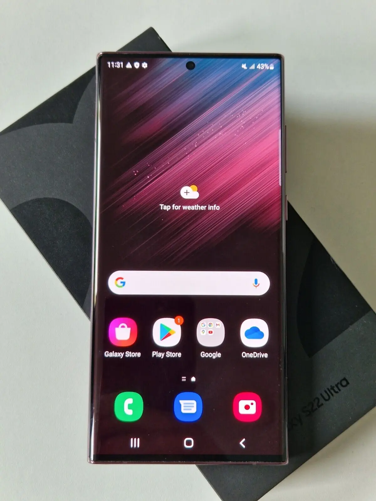 C Samsung Galaxy S22 Ultra 5G Global Version Dual Sim S908B RAM 8 